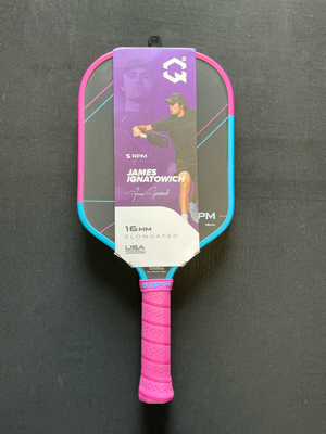 RPM Q2 Cotton Candy 16mm Elongated Pickleball Paddle — Spinwave Certified Pre-Owned (Mint)
