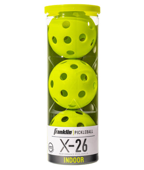 FRANKLIN X-26 Performance Indoor Pickleballs 3 Pack