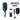 Thrive IGNITE Elongated Foam pickleball paddle in Blue Titanium