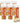 Orange Fizzy Electrolyte Sports Drink Tablets - 6 Tubes | 60 Servings - Spinwave Pickleball Inc.