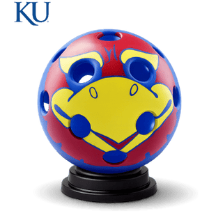 Kansas Jayhawks® Mascot Pickleballs