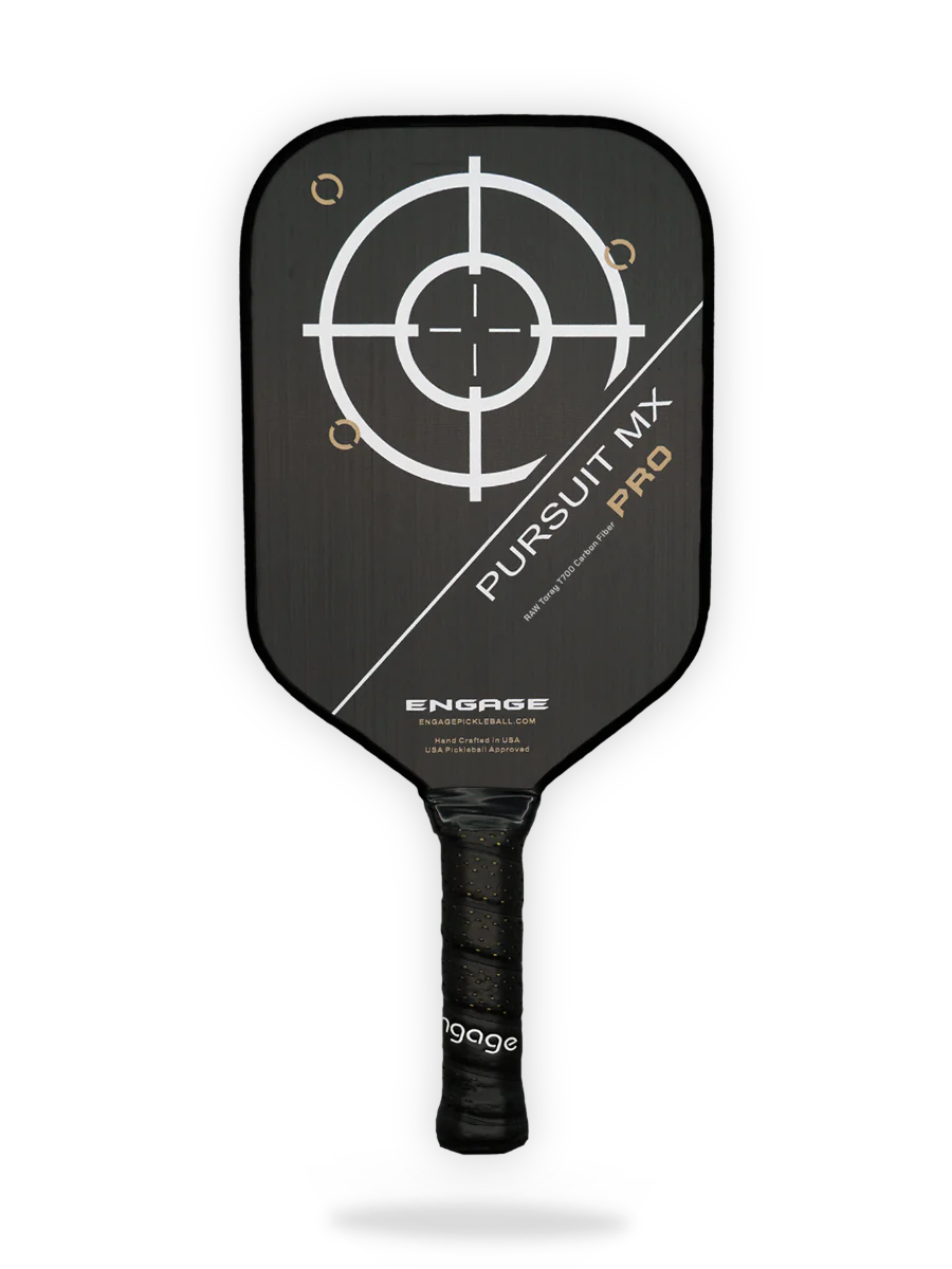 ENGAGE Pursuit Pro MX Pickleball Paddle I Raw T700 Carbon Fiber I Elon ...