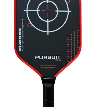 Engage Pursuit V2.0 | Amplified Carbon Surface | Hybrid - Pickleball Paddle