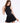 ROME BUBBLE DRESS - BLACK - Spinwave Pickleball Inc.