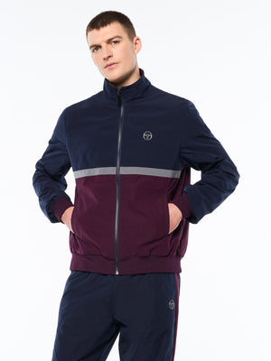 Portico Track Jacket- Maritime Blue