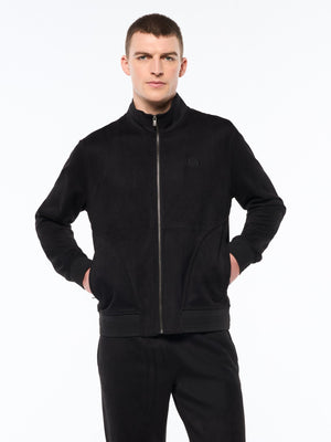 Camoscio Track Jacket- Black Beauty