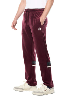 Damarindo Velour Track Pant-Tawny Port