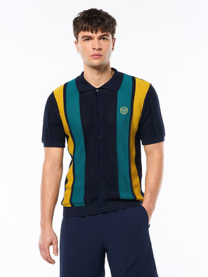 Montell Knit Polo-Maritime Blue