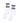 Classico Script Sock-Brilliant White - Spinwave Pickleball Inc.