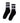 Classico Script Sock-Black Beauty - Spinwave Pickleball Inc.