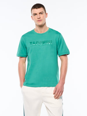 Strisce T-Shirt-Bottle Green