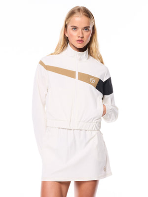 Roma Track Jacket-Gardenia