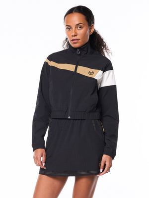 Roma Track Jacket-Black Beauty