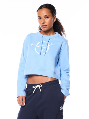 Piano Crewneck-Della Robbia Blue