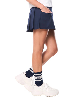 Piano Skirt-Maritime Blue