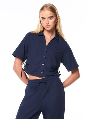 Mattea Cabana Shirt-Maritime Blue