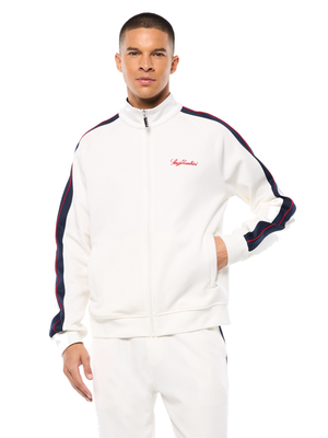 Semplice Track Jacket-Gardenia