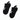 OWN THE COURT ANKLE SOCKS - BLK/BLK - Spinwave Pickleball Inc.