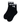 11NIL HALF CREW SOCKS - BLACK/WHITE - Spinwave Pickleball Inc.