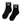 11NIL HALF CREW SOCKS - BLACK/WHITE - Spinwave Pickleball Inc.