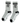 11NIL MID CREW GRIP STRIPE SOCKS - GREY/BLK/WHITE - Spinwave Pickleball Inc.