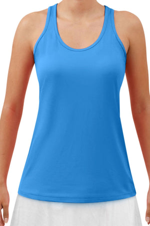 Pickleball Bella Electric Blue Racerback Tank