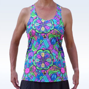 Pickleball Bella Groovy Racerback Tank