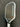 Engage X2 Elongated 16mm Certified Pre-Owned paddle, angled view of white edge guard