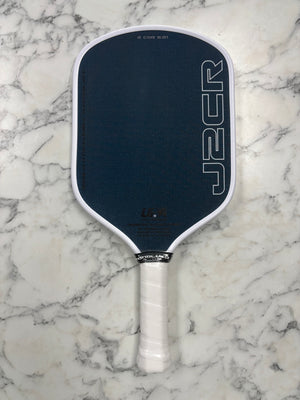Honolulu J2CR Crystal Blue 16mm Pickleball Paddle — Spinwave Certified Pre-Owned (Mint)