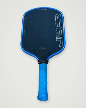 Honolulu Pickleball Company Sword & Shield J2CR Blue Grit Blue Pickleball Paddle — Spinwave Certified Pre-Owned (Excellent)