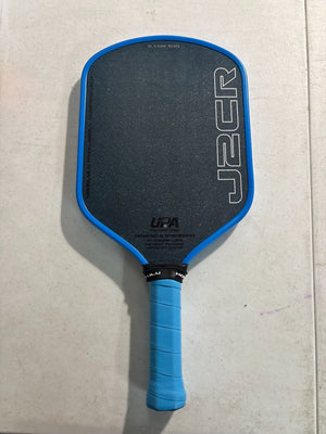Honolulu Pickleball Company Sword & Shield J2CR Blue Grit Blue Pickleball Paddle — Spinwave Certified Pre-Owned (Mint)