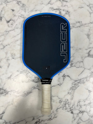 Honolulu J2CR 16mm Pickleball Paddle (Black/Blue) — Spinwave Certified Pre-Owned (Mint)