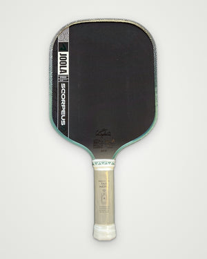 JOOLA Scorpeus Pro V Collin Johns Club Green 16mm Pickleball Paddle — Spinwave Certified Pre-Owned (Mint)