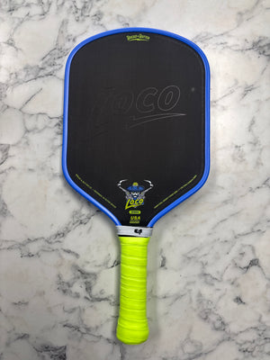 Bread & Butter (B&B) LOCO 16mm Blue Hybrid Pickleball Paddle — Spinwave Certified Pre-Owned (Mint)