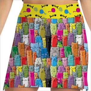 Skort Obsession Meow Mix Cat Lover Skort