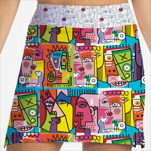 Skort Obsession Picass-Oh Designer Skort