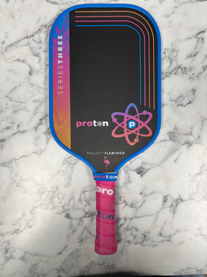 Proton Series Three Project Flamingo Pickleball Paddle — Spinwave Certified Pre-Owned (Good)