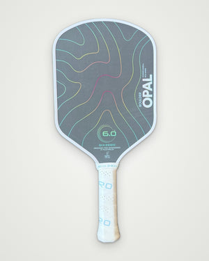 Six Zero Boulder Opal 14mm Pickleball Paddle — Spinwave Certified Pre-Owned (Mint)
