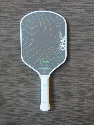 Six Zero Boulder Opal 14mm Pickleball Paddle — Spinwave Certified Pre-Owned (Mint)