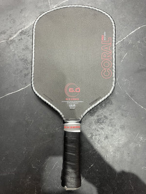 Six Zero Coral Pro Hybrid 16mm Infrared Pickleball Paddle — Spinwave Certified Pre-Owned (Mint)