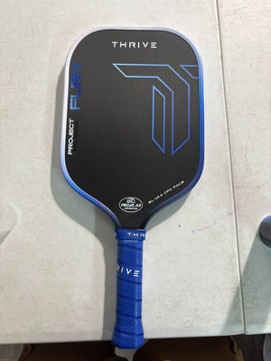 Thrive FURY Elongated 15.5mm Blue Pickleball Paddle — Spinwave Certified Pre-Owned (Mint)