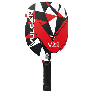 VULCAN V310 Pickleball 2 Paddles Set  9mm Rouge Red Geo