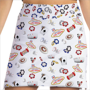 Skort Obsession Viva Las Vegas Skort — White